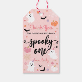  spooky one ハロウィン かわいい ゴースト 1歳 誕生日 ギフトタグ