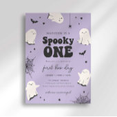  spooky one ファーストバースデー招待状 ファーストブー デイ 招待状