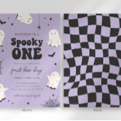  spooky one ファーストバースデー招待状 ファーストブー デイ 招待状