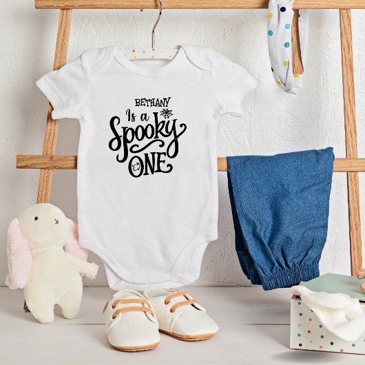  spooky one 1歳の誕生日パーティー ハロウィン ベビーボディスーツ