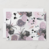 Spooky One 1st Birthday Halloween 招待状 (裏面)