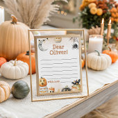 Spooky One Birthday Memory Card 招待状