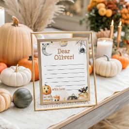 Spooky One Birthday Memory Card 招待状