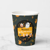 Spooky One Cute Halloween Birthday 紙コップ (裏面)
