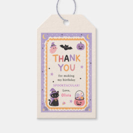 Spooky One Cute Halloween Ghost 1st Birthday ギフトタグ