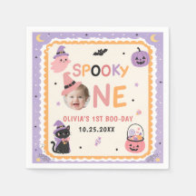 Spooky One Cute Halloween Ghost 1st Birthday