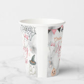 Spooky One Girl Halloween 1st Birthday 紙コップ (右)