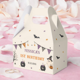 Spooky One Halloween 1st Birthday Girls Ghost フェイバーボックス