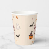 Spooky One Halloween 1st Birthday Girls Ghost 紙コップ (右)