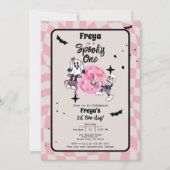 Spooky One Halloween First Birthday Invitation 招待状 (正面)