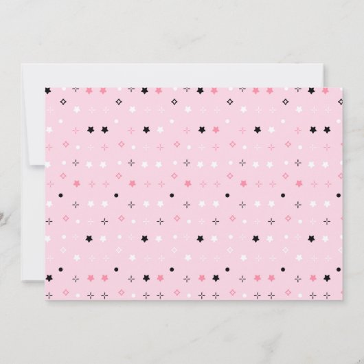 Spooky One Pink Ghost Halloween Invite with Photo 招待状 (裏面)