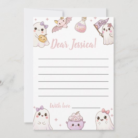 Spooky One Time Capsule Card 招待状 (正面)