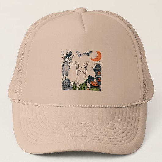 Spooky Party Frame tee shirt キャップ (正面)