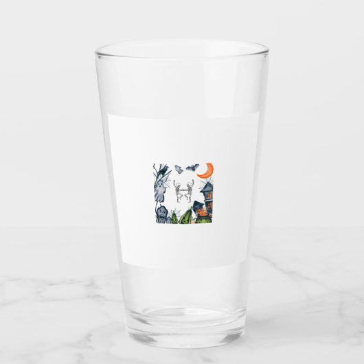 Spooky Party Frame tee shirt タンブラーグラス (正面)