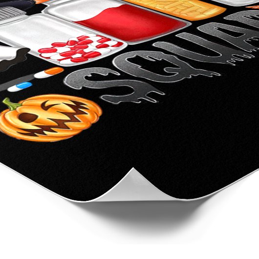 Spooky Pharmacy Squad Ghost Pills Pharmacist Tech  ポスター (角)