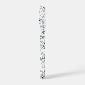 Spooky Pokémon Doodle Case iPhone 15ケース (左側面)