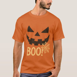 Spooky Pumpkin Boo Halloween T-Shirt Tシャツ