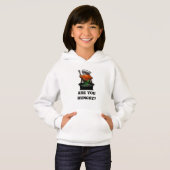 Spooky Pumpkin Chef Kids Hoodie – Fun Halloween (正面フル)