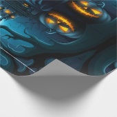 Spooky Pumpkin & Ghost Wrapping Paper for Parties ラッピングペーパー (角)