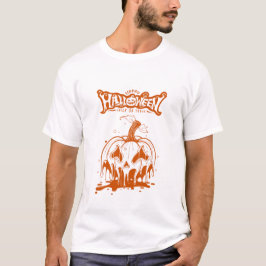  spooky pumpkin Halloween cute ghost Tシャツ