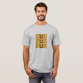 Spooky Pumpkin Halloween T-Shirt | 可愛い秋のタイポグラフィ Tシャツ (正面フル)