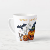 Spooky Pumpkin Magic Mug カフェラテマグ (左アングル)