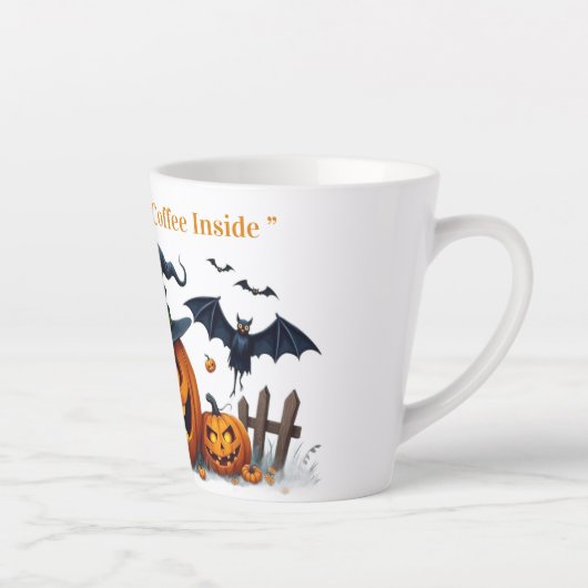 Spooky Pumpkin Magic Mug カフェラテマグ (右)