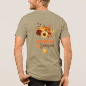 Spooky Pumpkin Season | Halloween Vibes T-Shirt トライブレンドＴシャツ (裏面)