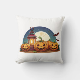 Spooky pumpkins クッション