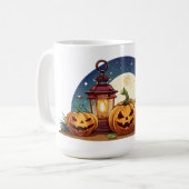 Spooky pumpkins コーヒーマグカップ (正面左)