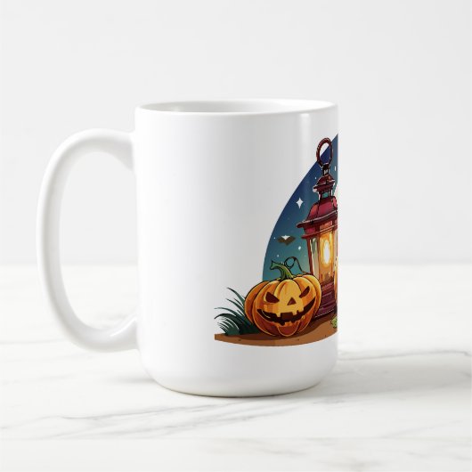 Spooky pumpkins コーヒーマグカップ (左)