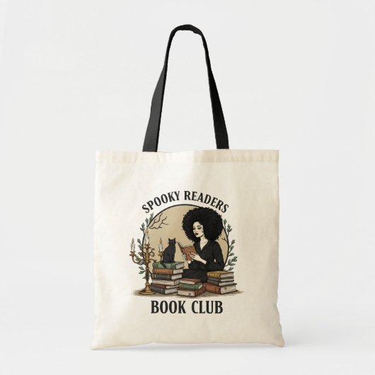 Spooky Readers Book Club Tote Bag  トートバッグ (正面)