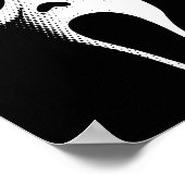 Spooky Scary Ghost Face Horror Party Mask Hallowee ポスター (角)