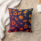 Spooky Seamless Pattern C (Style: 1) クッション (ブランケット)