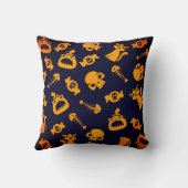 Spooky Seamless Pattern C (Style: 1) クッション (裏面)