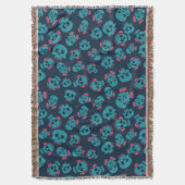 Spooky Seamless Pattern E (Style: 1) スローブランケット (正面縦)