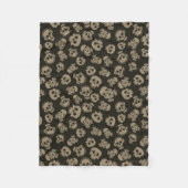 Spooky Seamless Pattern E (Style: 3) フリースブランケット (正面)