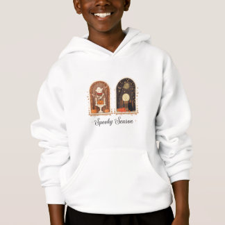 Spooky Season アーチ型の窓 Hoodie|ハロウィン