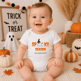Spooky Season – 初めてのハロウィン ベビーボディスーツ