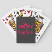  spooky season 魔女帽 トランプ (裏面)