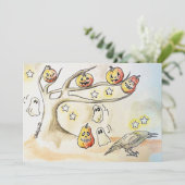 spooky season art, Halloween Tree シーズンカード (スタンド正面)