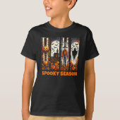 Spooky Season Brush Stroke Halloween Fall Autumn Tシャツ (正面)
