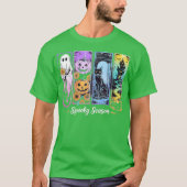 Spooky season brushstroke tシャツ (正面)
