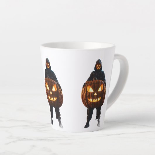 Spooky Season Coffee Mug – Halloween Edition カフェラテマグ (右アングル)