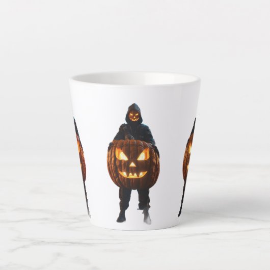Spooky Season Coffee Mug – Halloween Edition カフェラテマグ (正面)