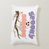 Spooky Season ghost Halloween accent Throw Pillow アクセントクッション (裏面(縦))