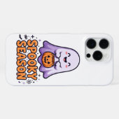 Spooky Season Ghost iPhone 16 Pro Max Case iPhoneケース (裏面横)