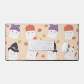 Spooky Season Ghosties Desk Mat デスクマット (キーボード&マウス)