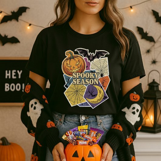 Spooky Season Halloween Collage Tシャツ