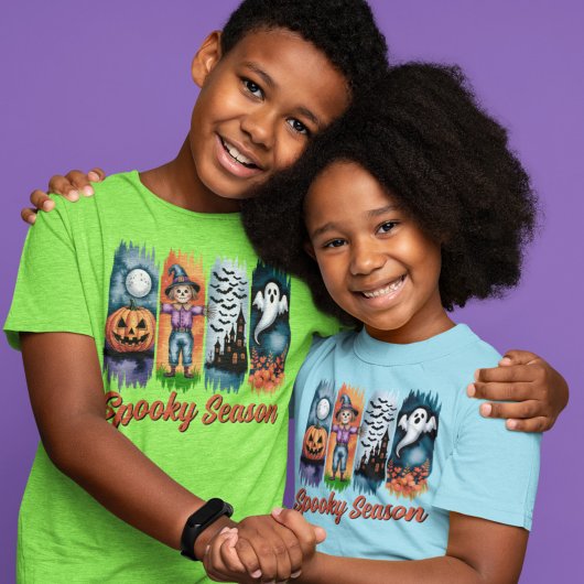 Spooky Season Halloween Fall Autumn Brush Strokes Tシャツ